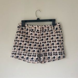 White House Black Market Geometric Shorts (2)